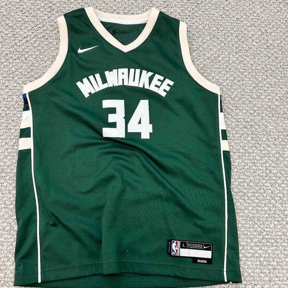 Milwaukee Bucks Giannis Antetokounmpo #34 Jersey